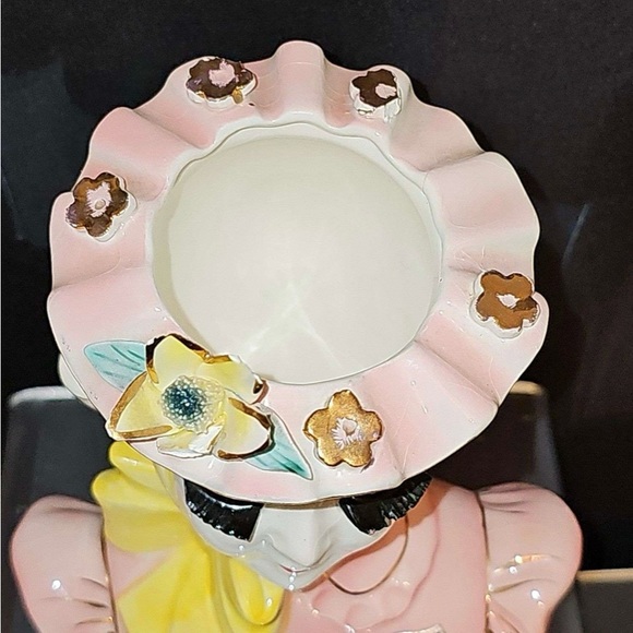 Vintage Ceramic Lady Head Vase “Barbara” by Lefton - Picture 5 of 8